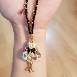Betsey Johnson mannequin necklace